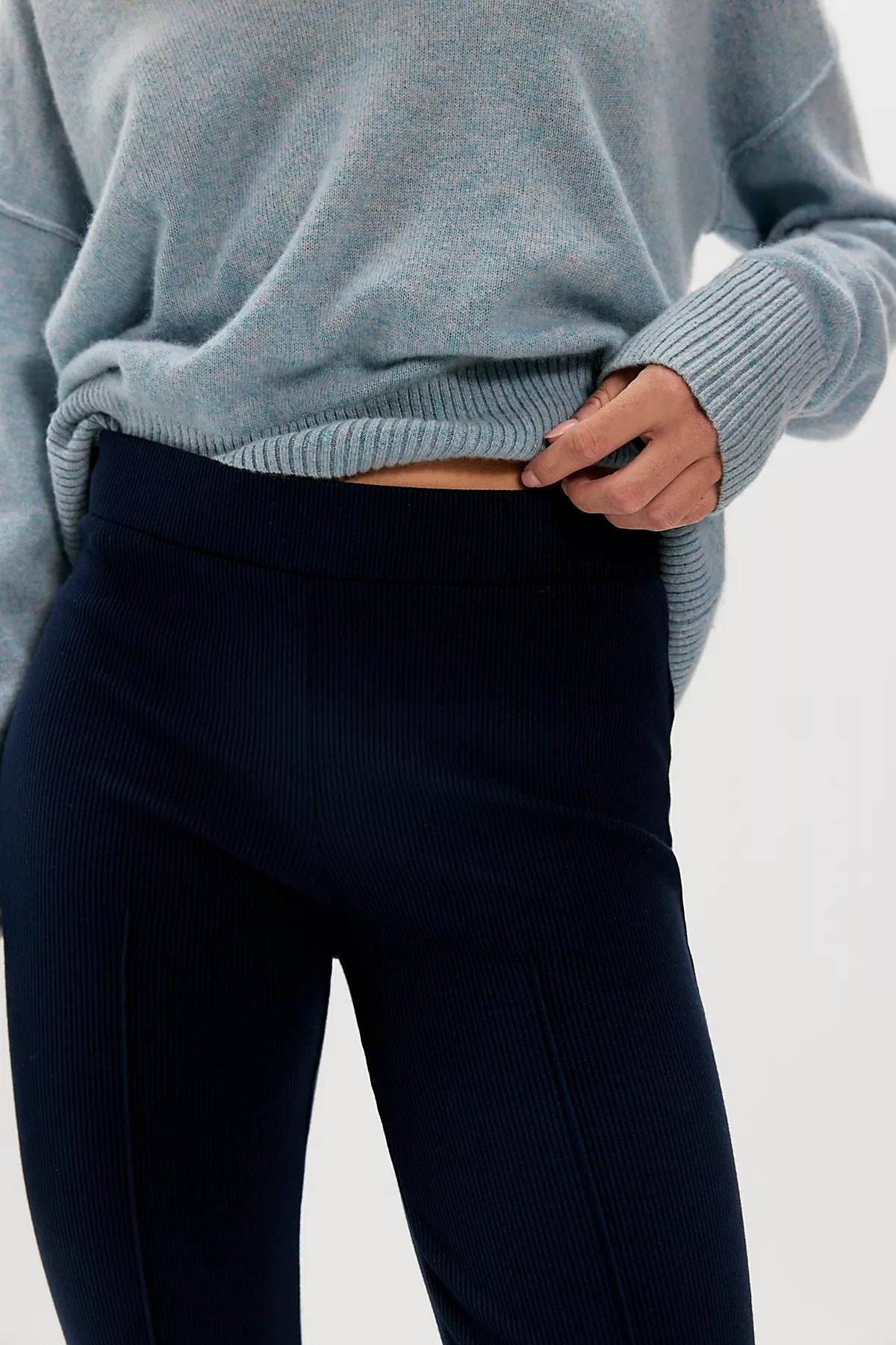 DONNI. The Tall Rib Kick Flare Pants