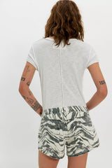 AGOLDE Parker Low-Rise Printed Shorts