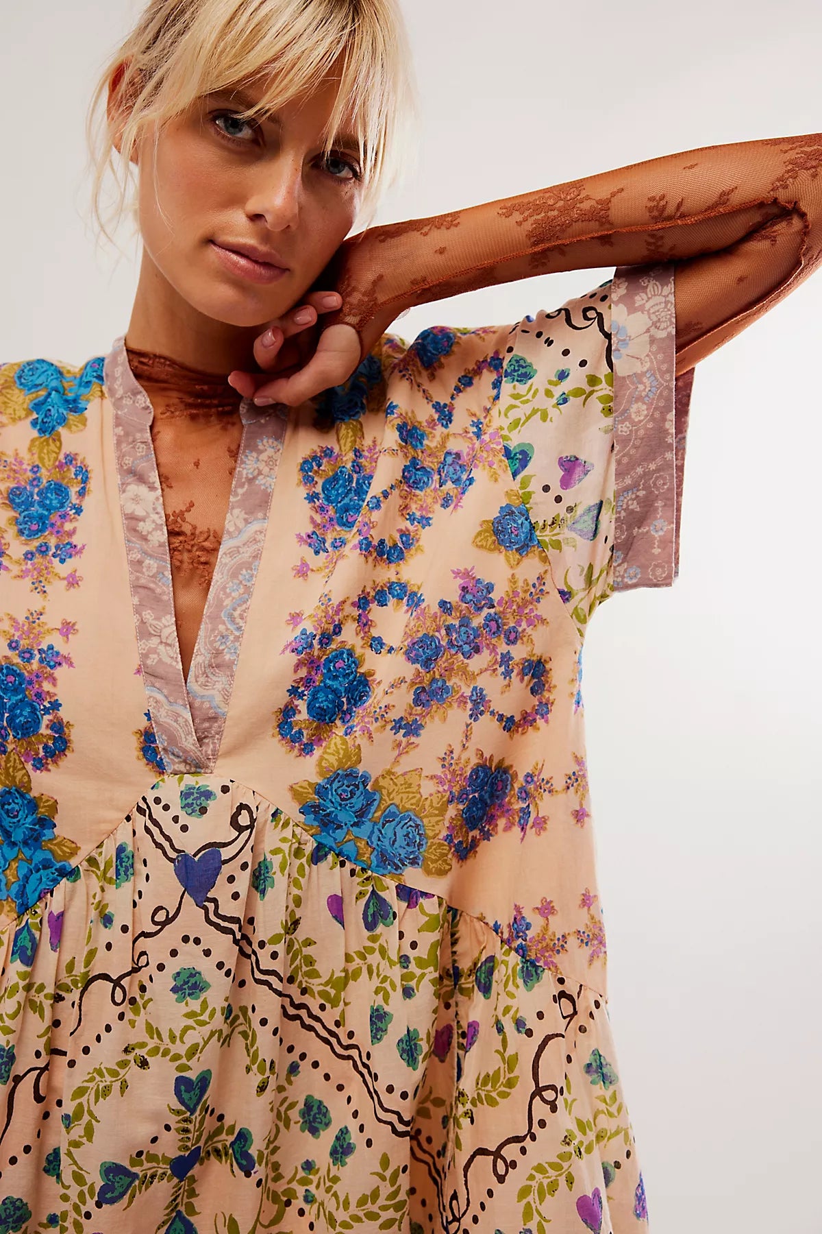 Agnes Printed Mini Dress