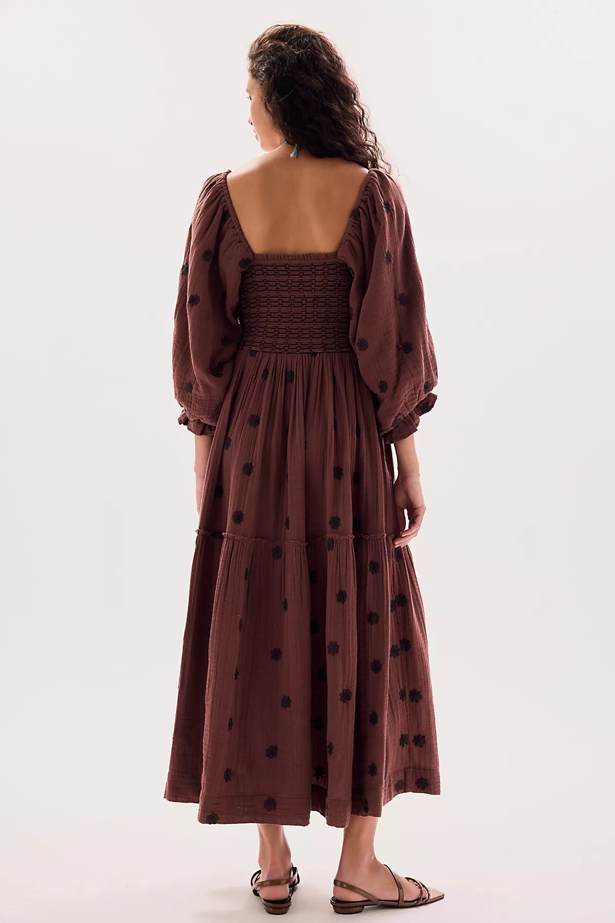 Dahlia Embroidered Maxi Dress