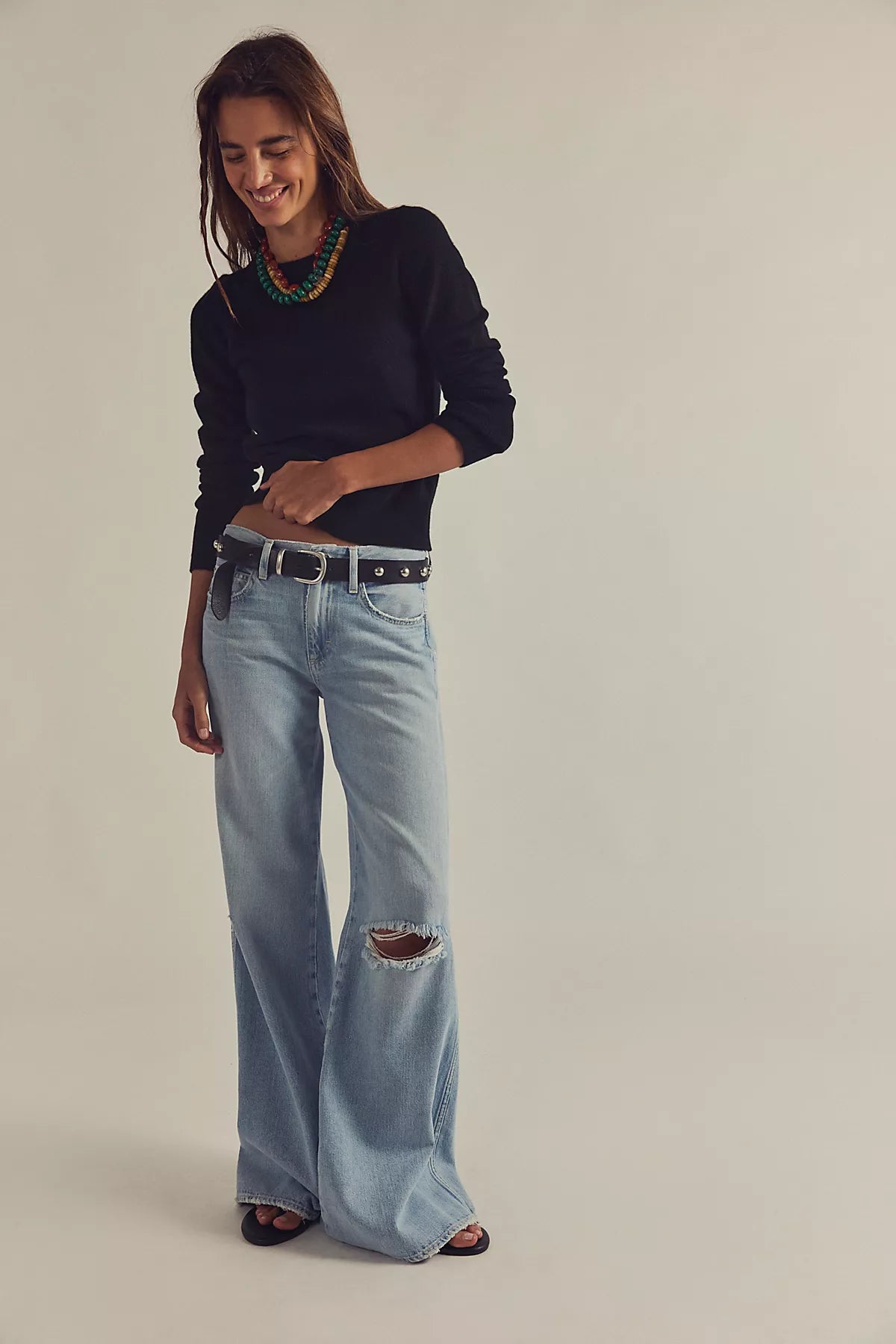 Malibu Cashmere Crewneck Sweater