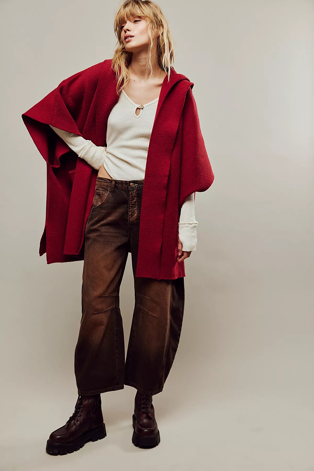 All I Need Cozy Hooded Duster