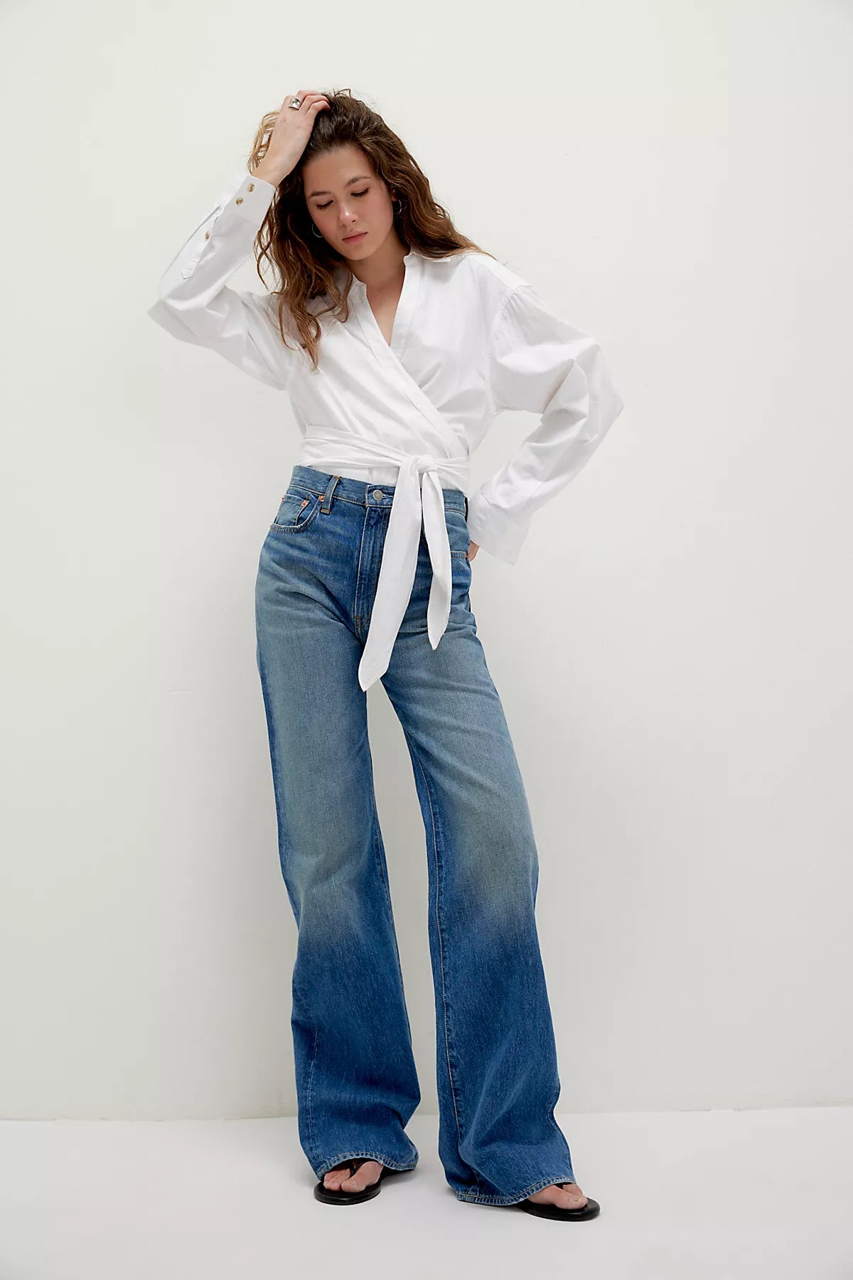 Denimist Dena Mid-Rise Flare Jeans