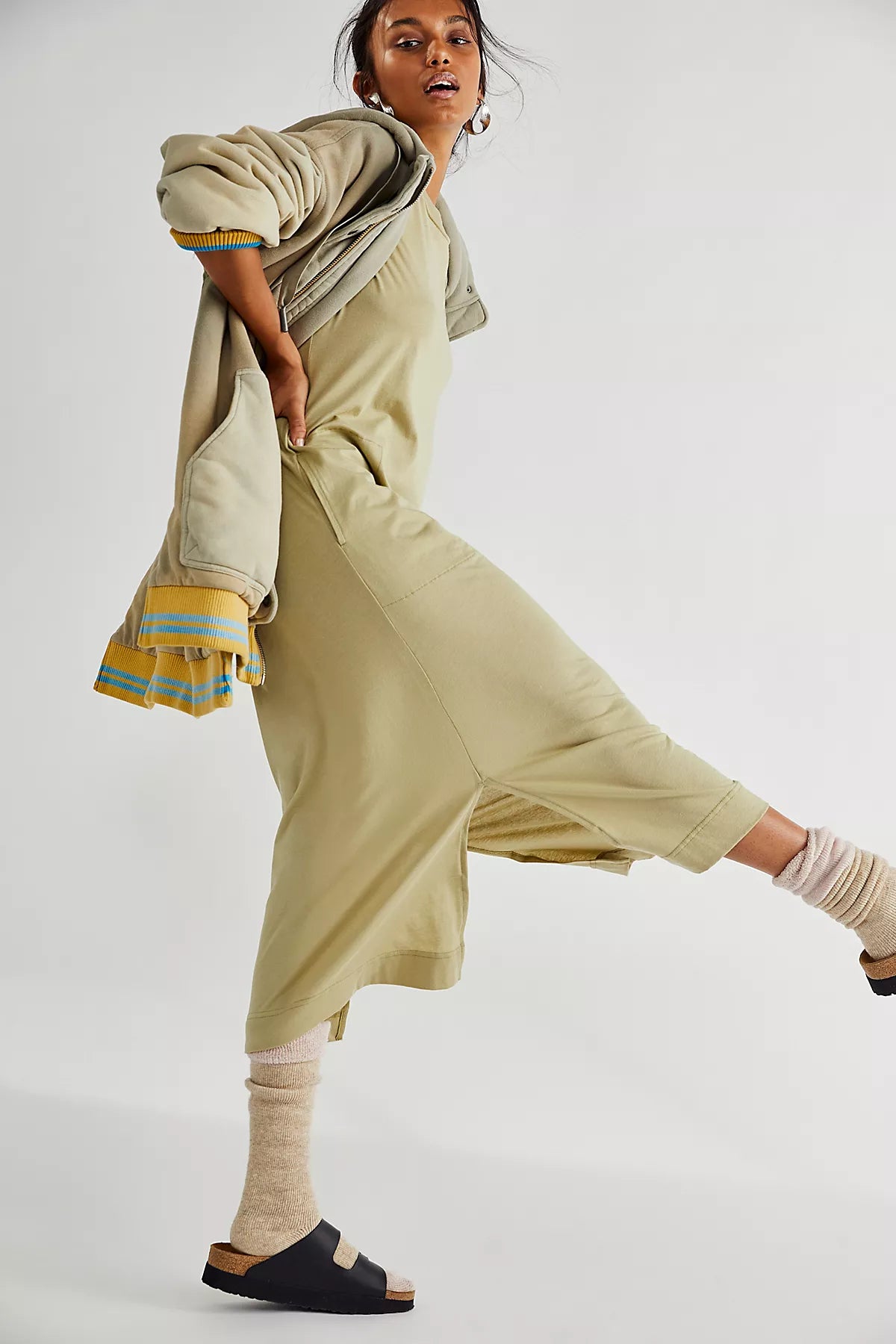 All Day Long Midi T-Shirt Dress