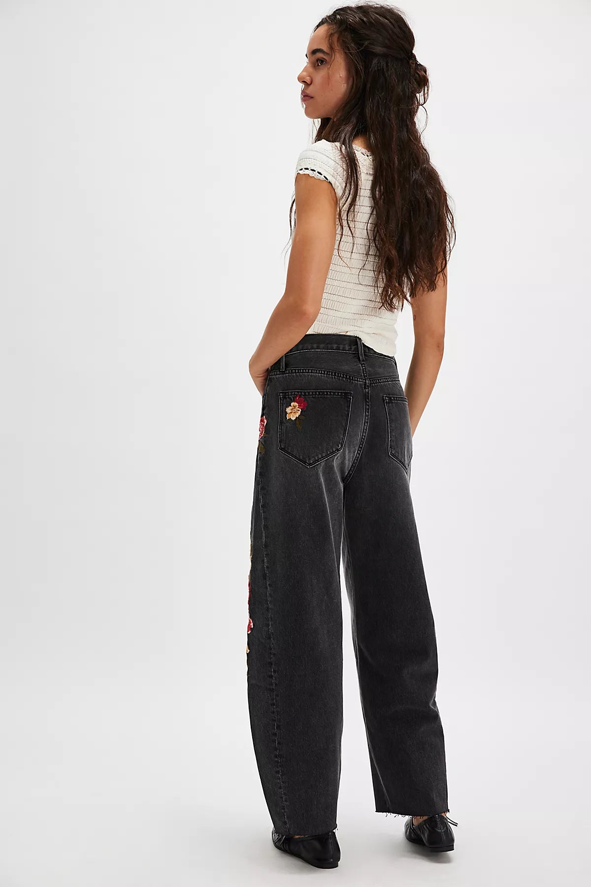 Driftwood Parker Embroidered Jeans