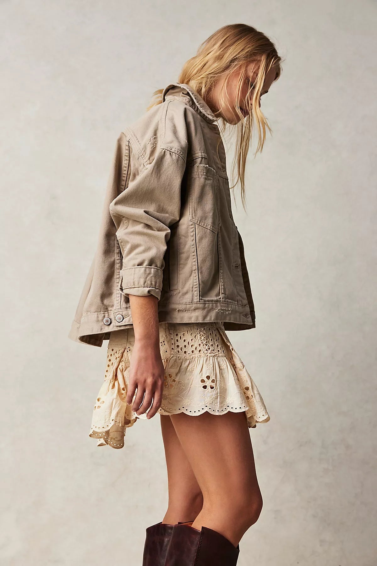 We The Free Opal Swing Denim Jacket