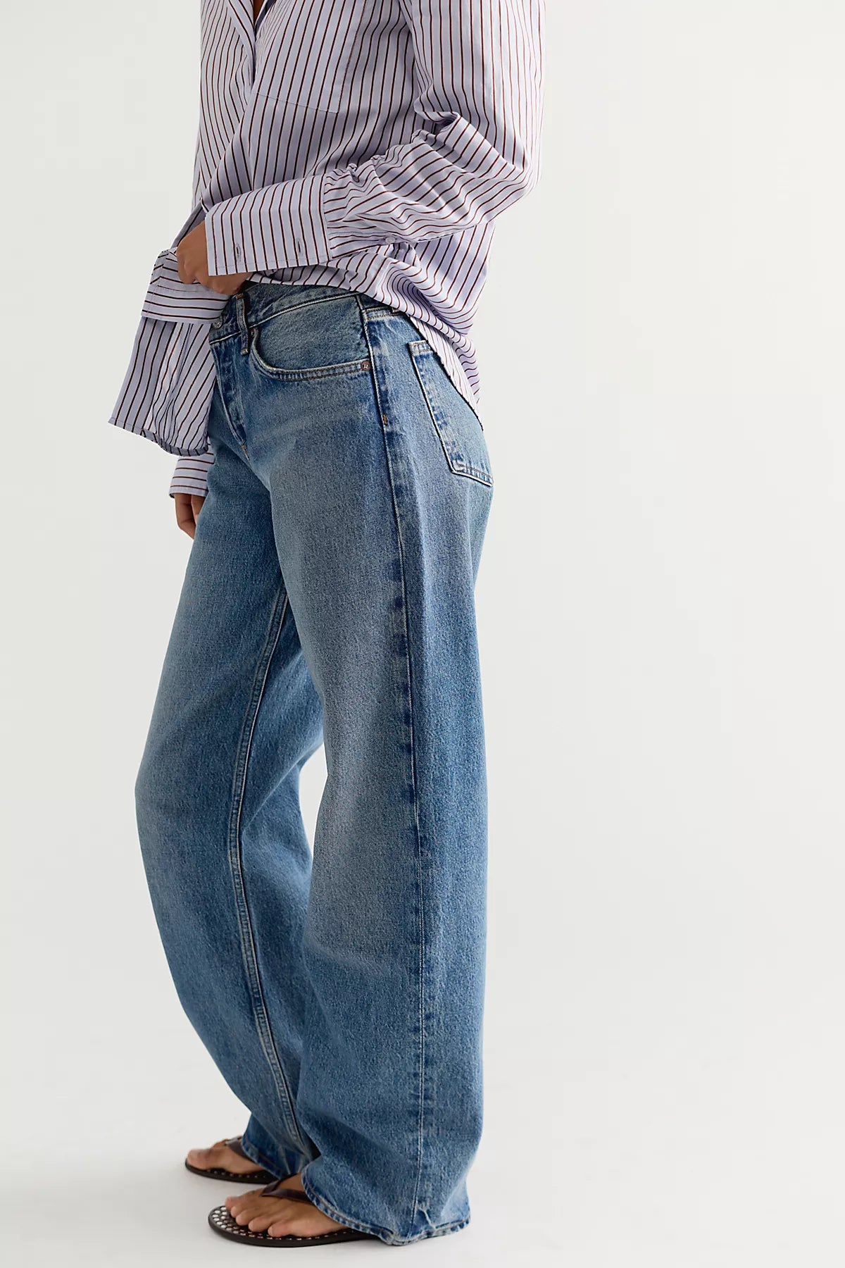 AGOLDE Low-Rise Loose Jeans