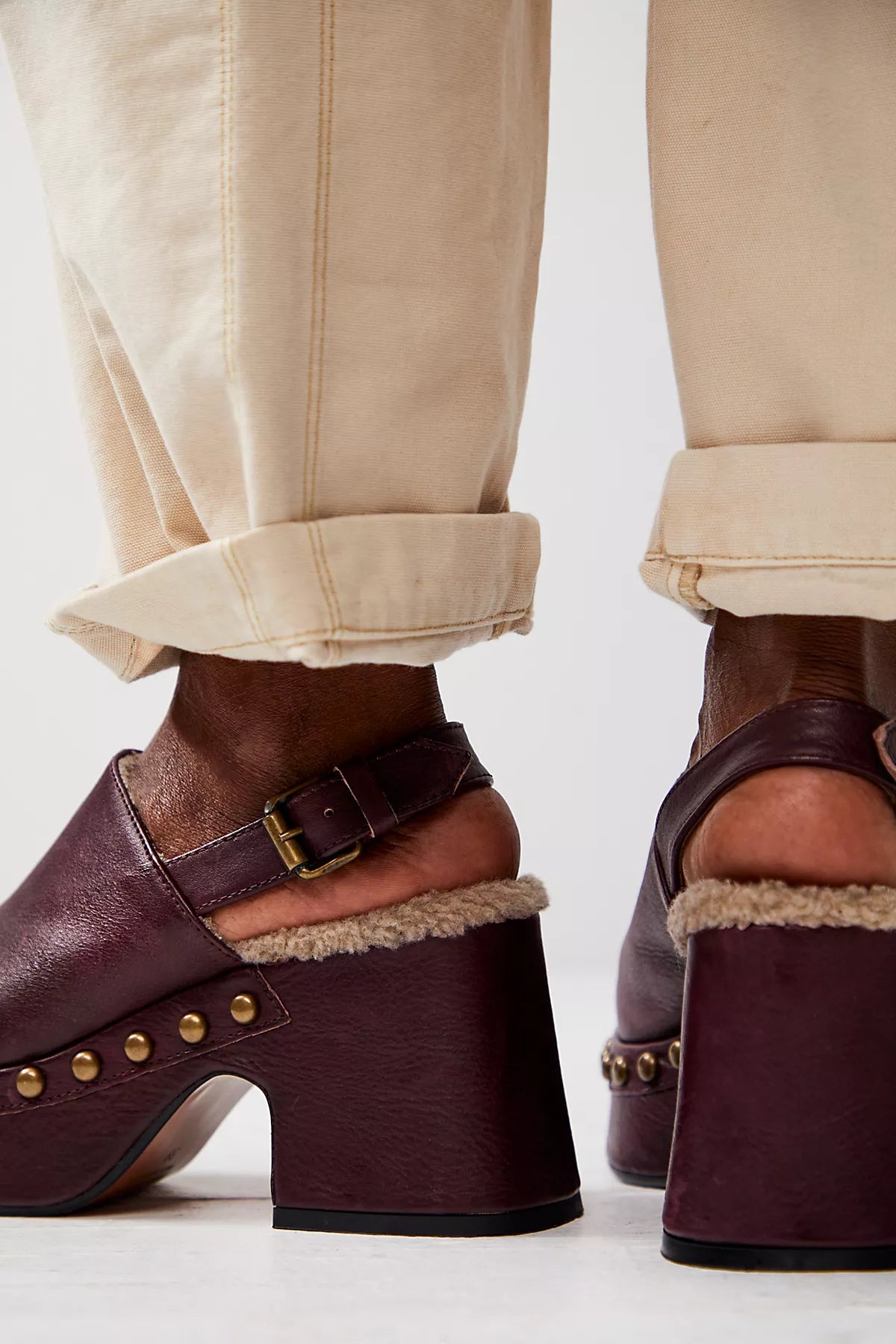 Autumn Studded Platform Clogs
