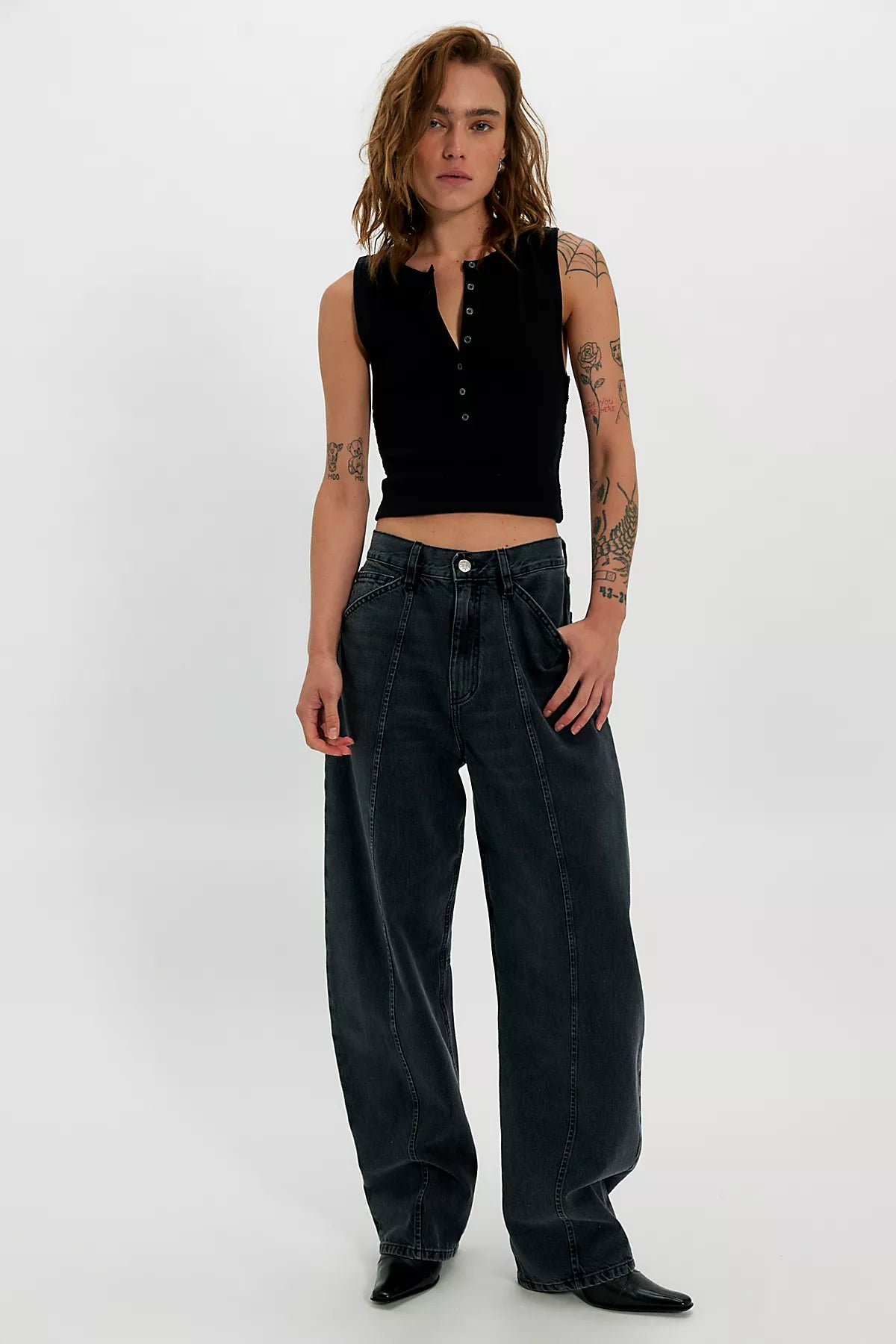 Dala Lido Flatseam Barrel Jeans