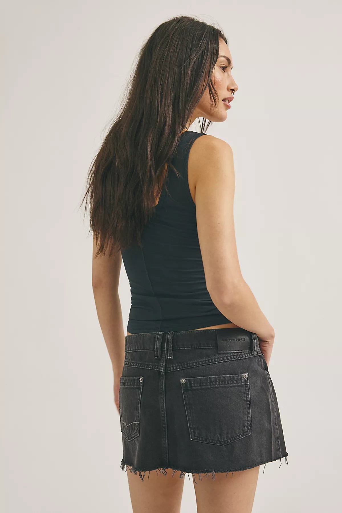 We The Free Lainey Low-Rise Mini Skirt