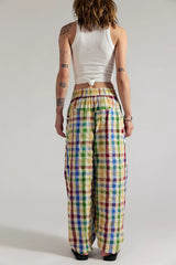 Freehold Gingham Pull-On Pants