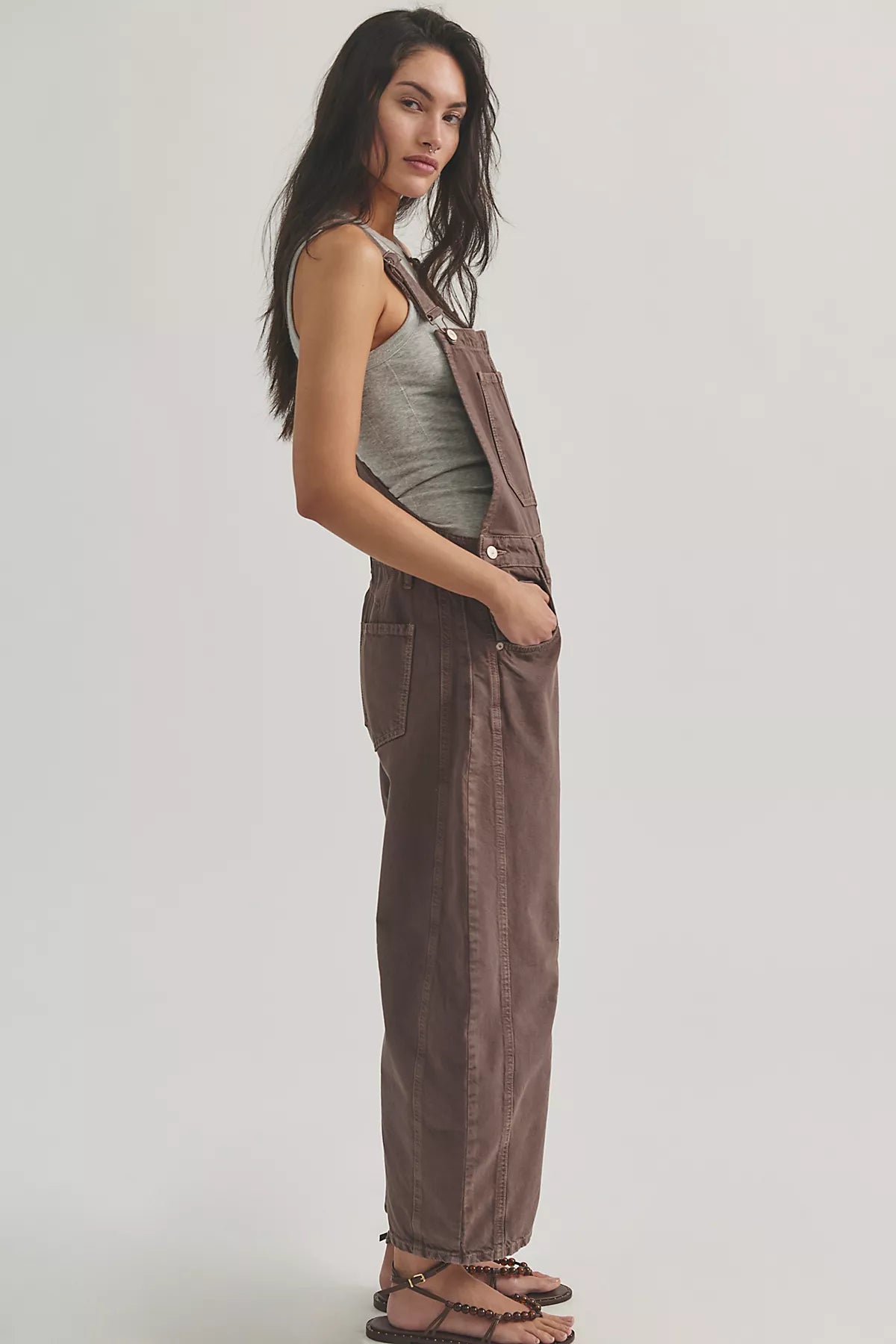 We The Free Good Luck Barrel Overalls