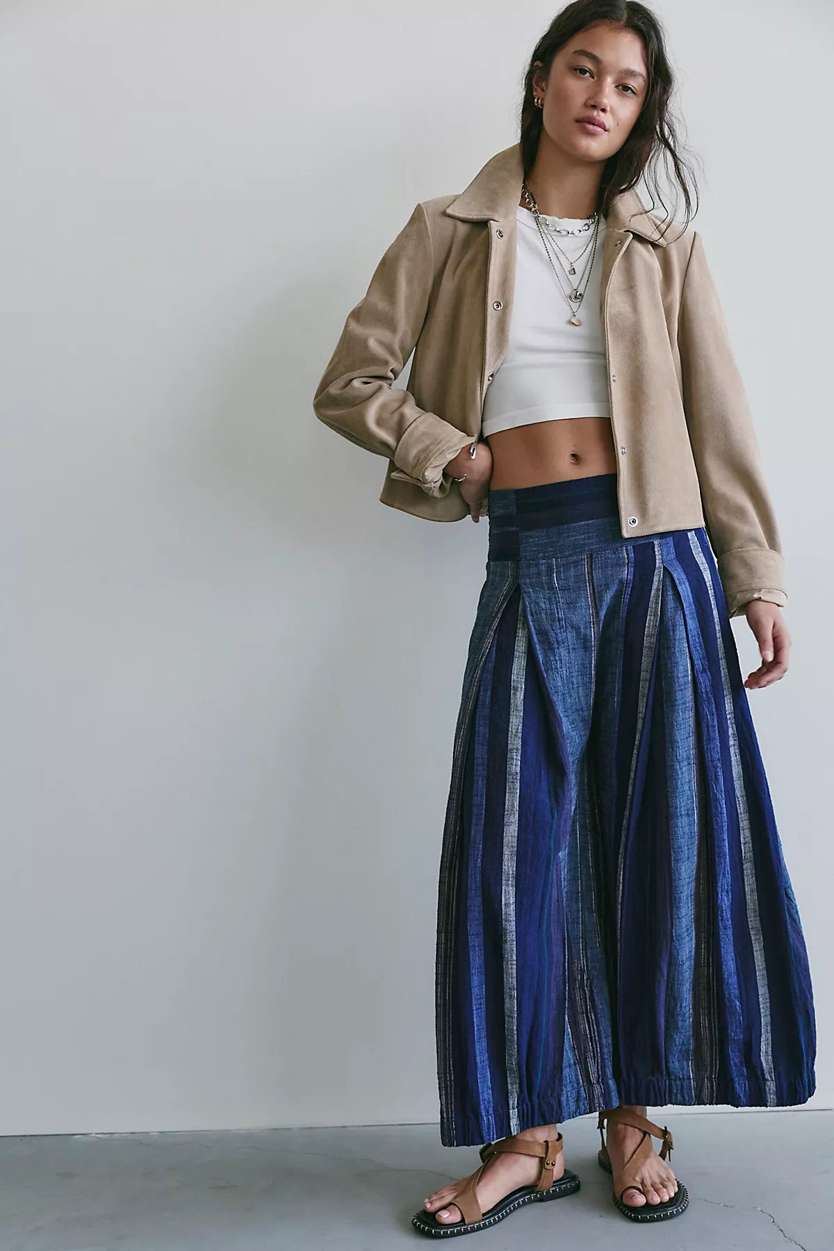 Can't Hide Wide-Leg Pull-On Harem Pants