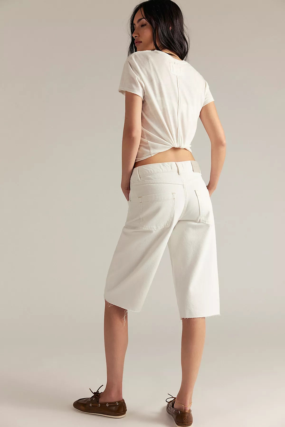 We The Free Low-Rise Relaxed Capri Jeans