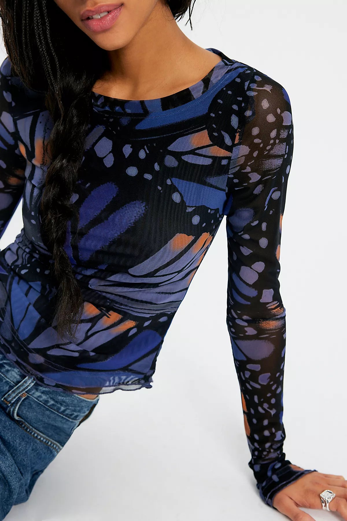 Lilly Printed Long Sleeve Top