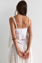 Chloe Embroidered Tank