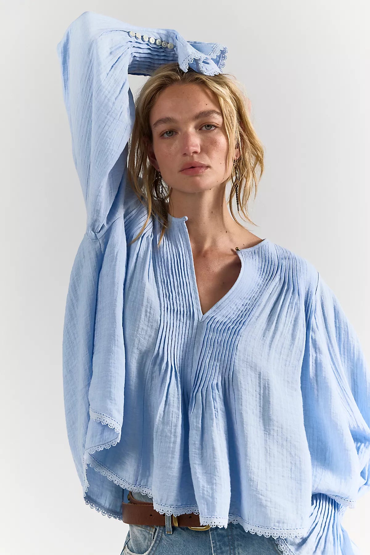 Thousand Pintucks Blouse