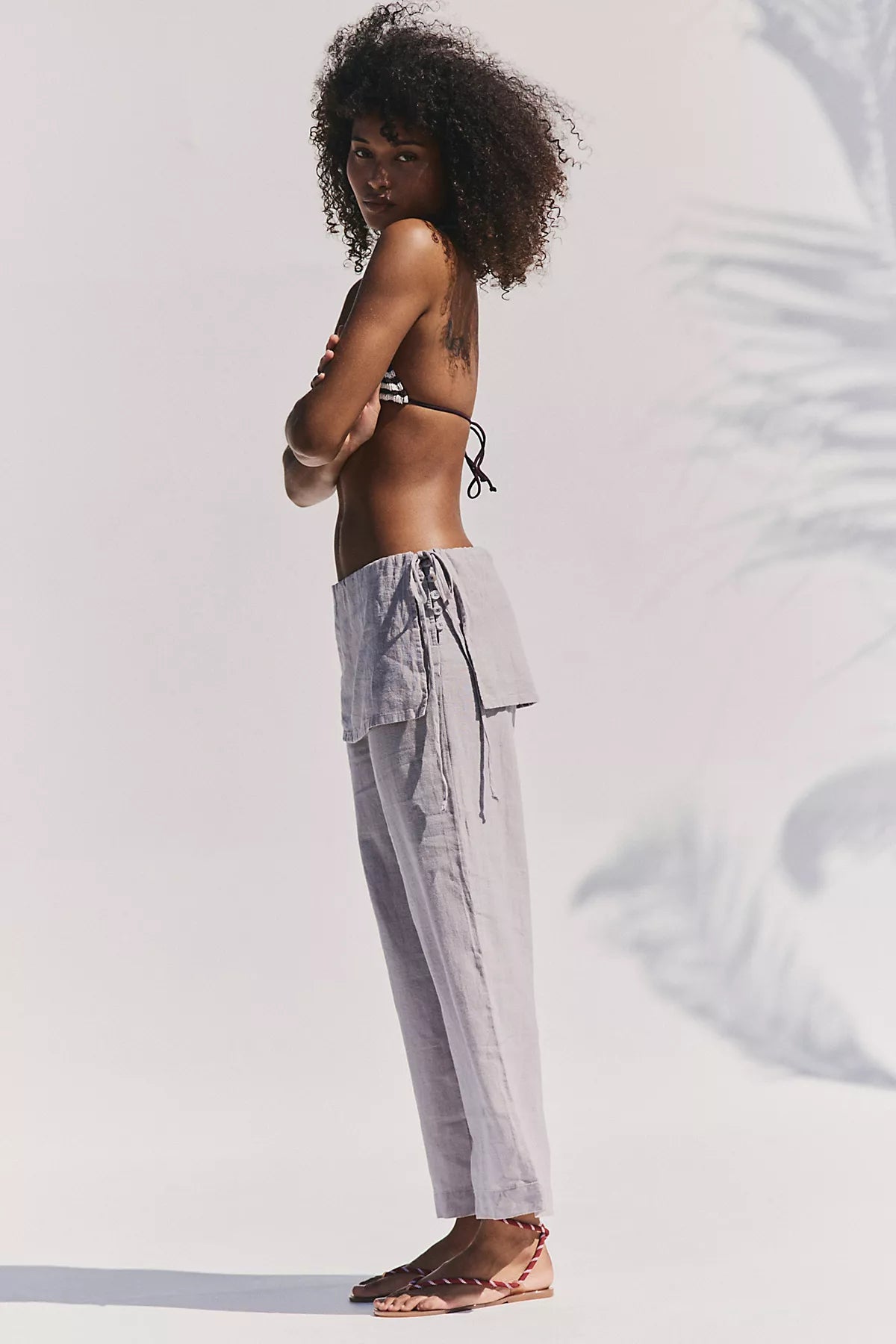 Aqualuna Linen Skants