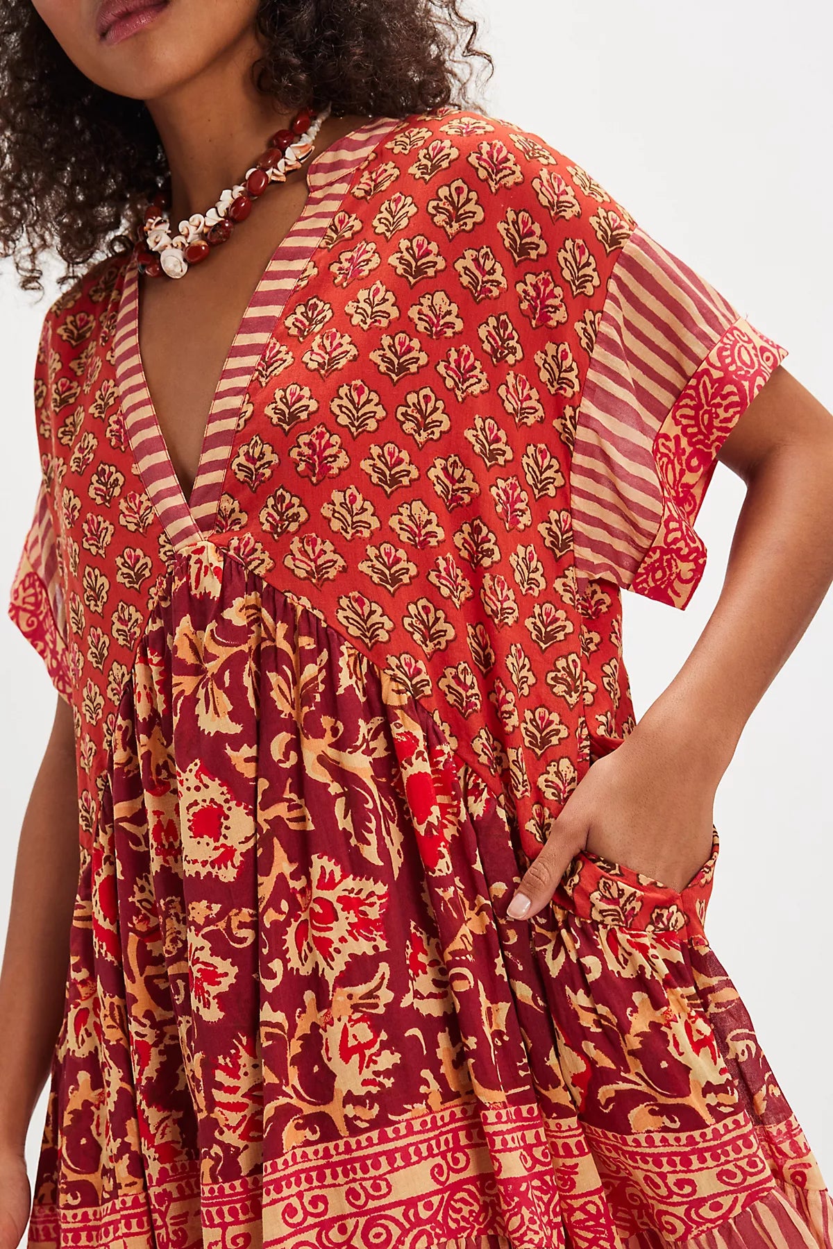 Agnes Printed Mini Dress
