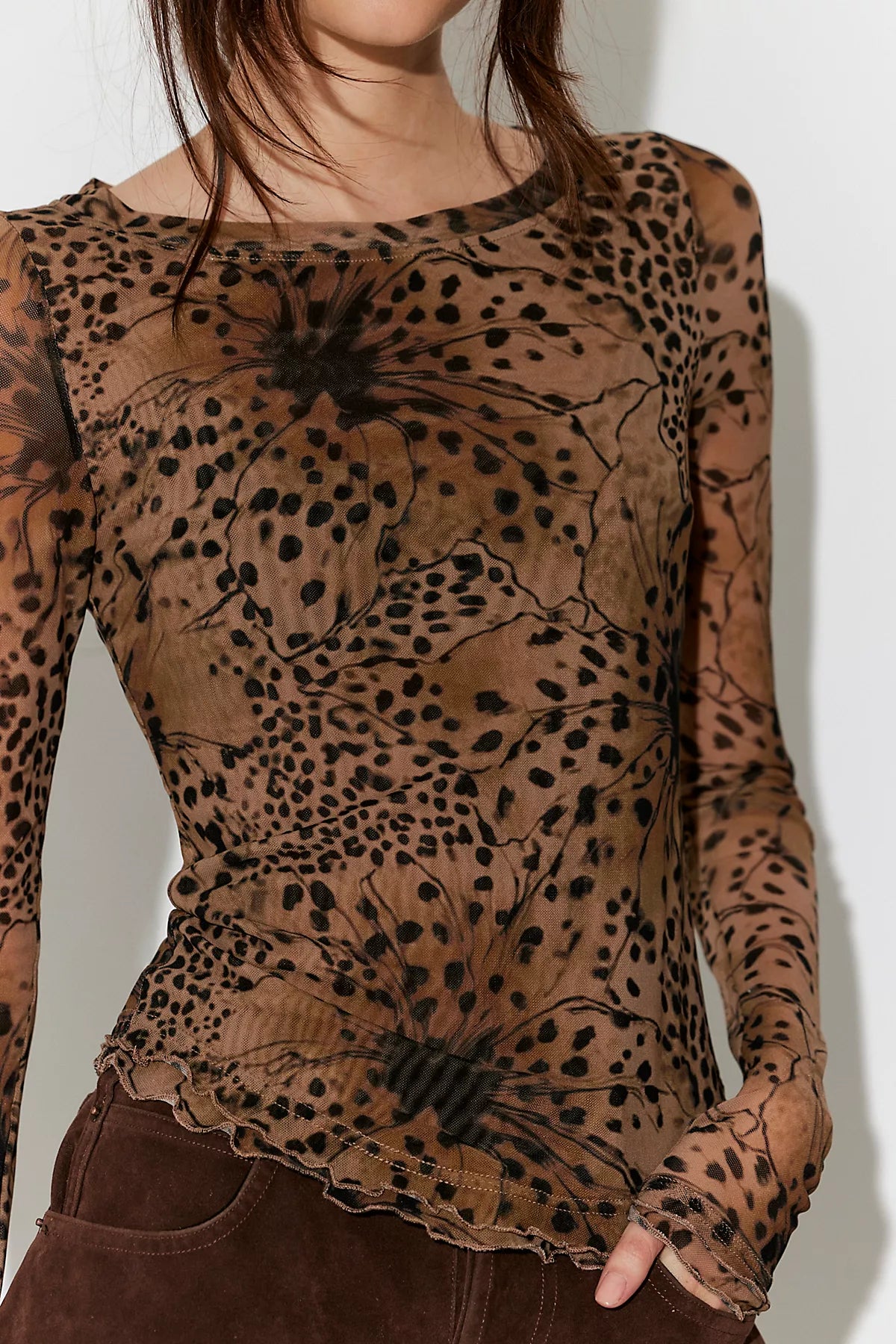 Lilly Printed Long Sleeve Top