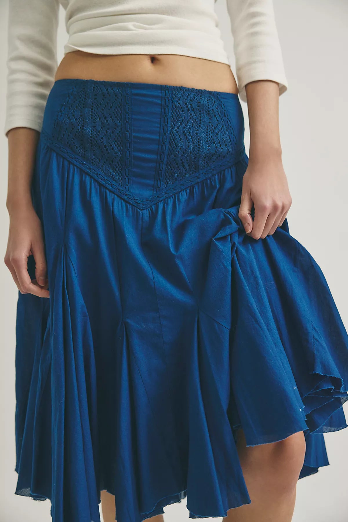 FP One Frida Godet Midi Skirt