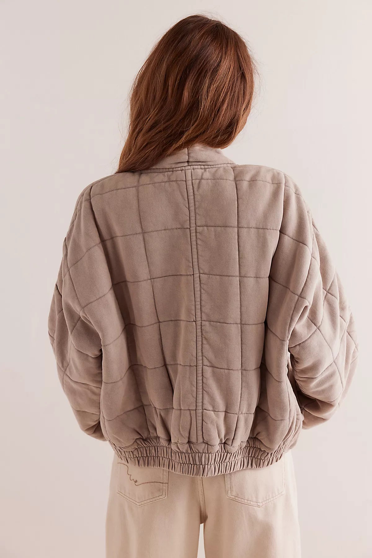 Dolman Quilted Knit Jacket