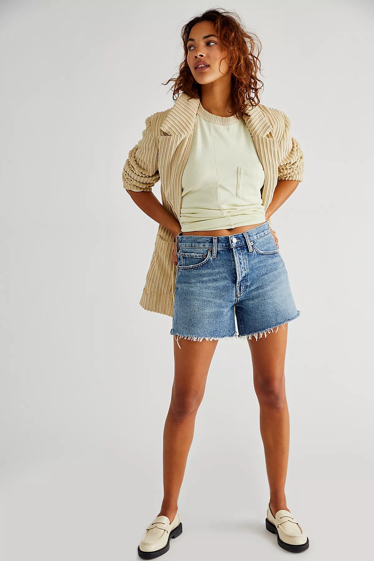 AGOLDE Parker Long Shorts
