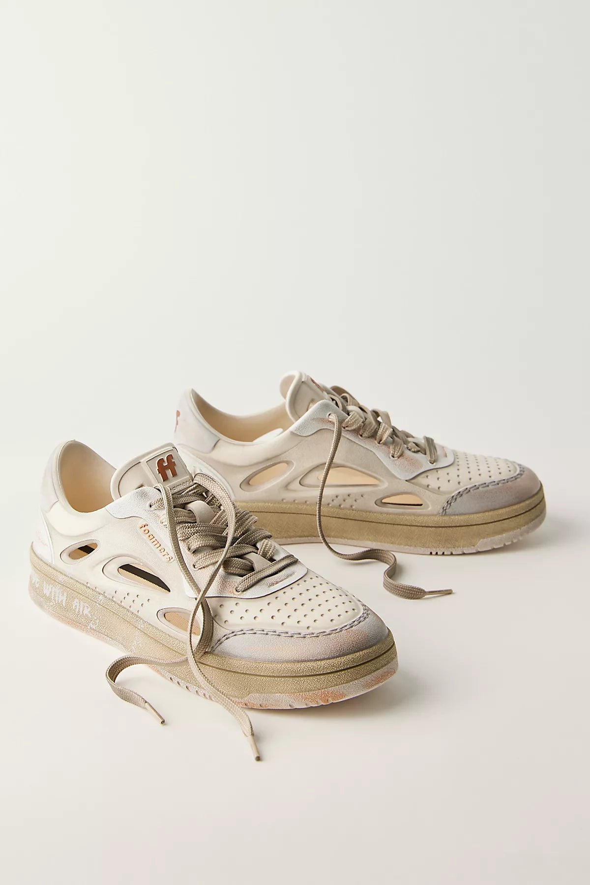 Foamers Icon Distressed Sneakers