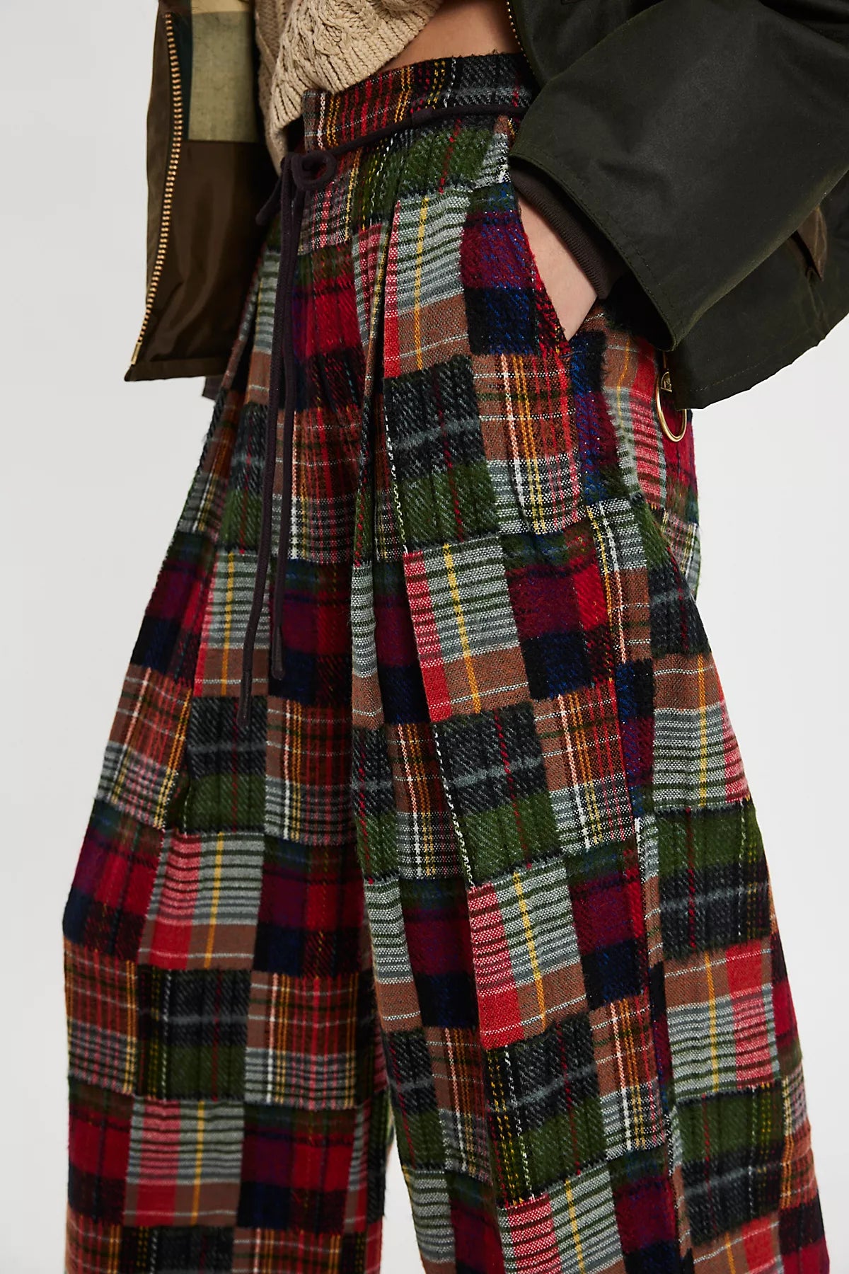 Fillipa Belted Wide-Leg Trousers