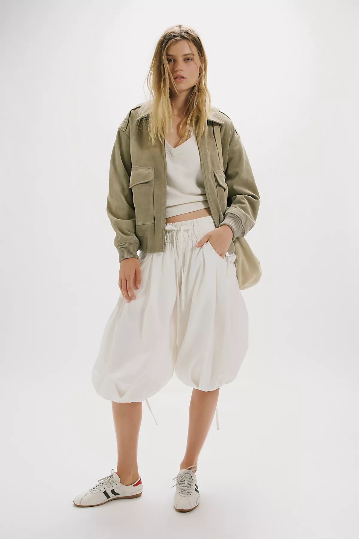 Citizens of Humanity Vivienne Suede Bomber Jacket