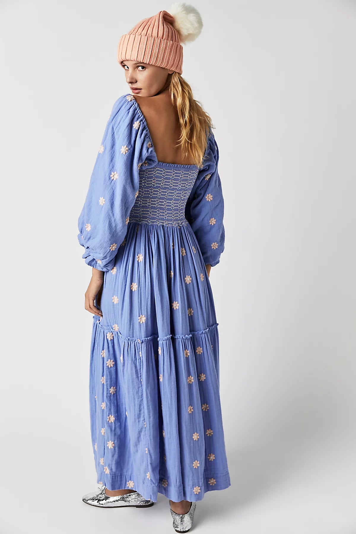 Dahlia Embroidered Maxi Dress