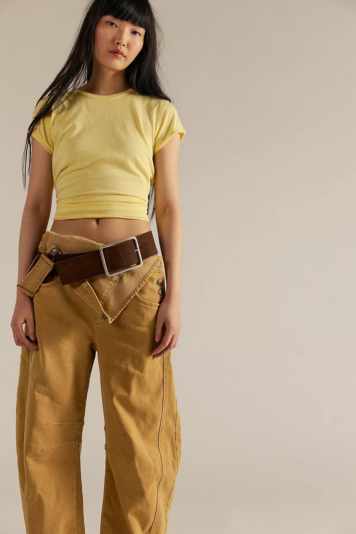 We The Free Good Luck Barrel Overalls