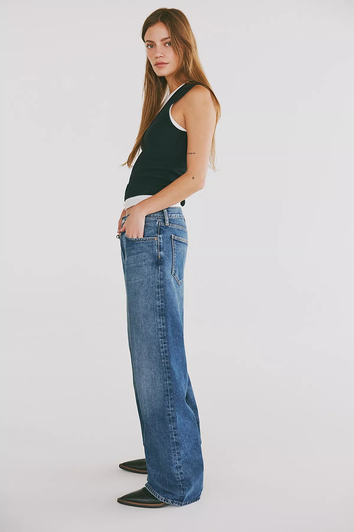 AGOLDE Low-Rise Baggy Jeans