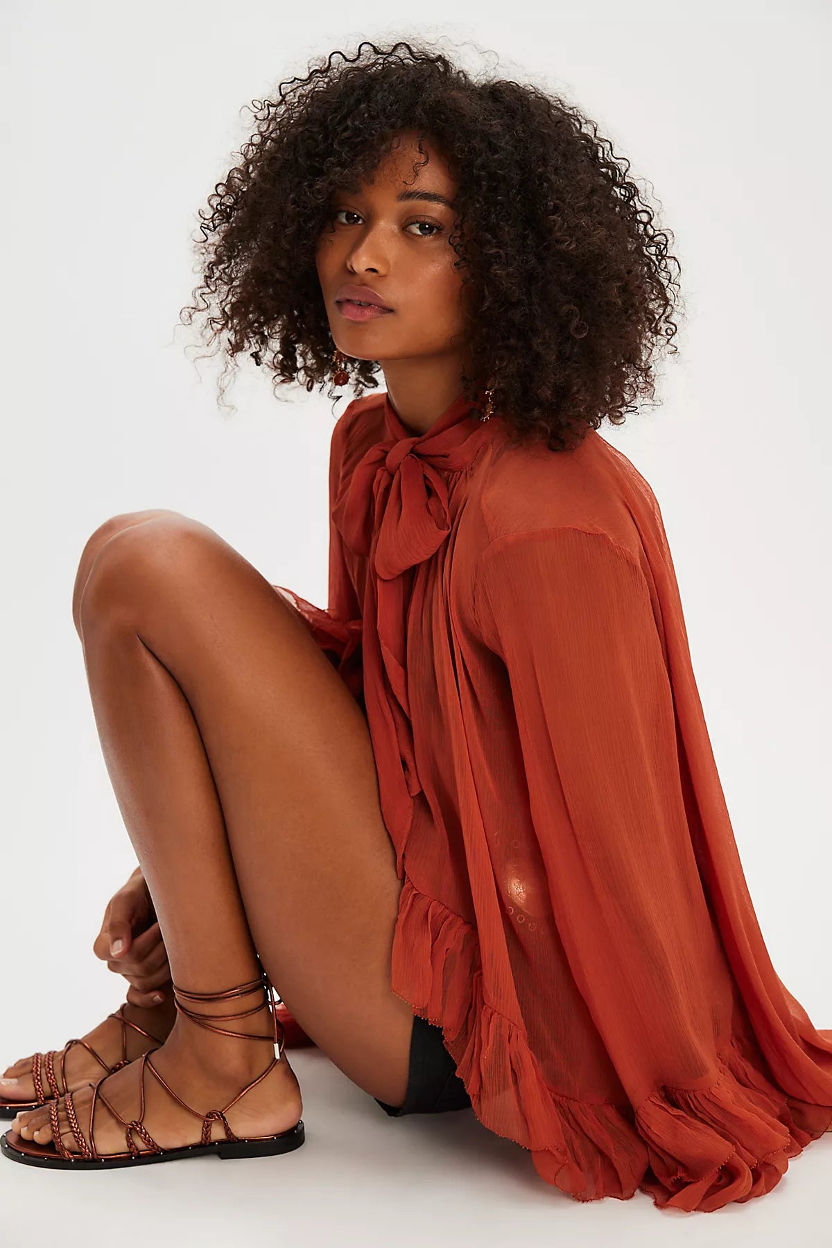 Full Sleeve Frill Top