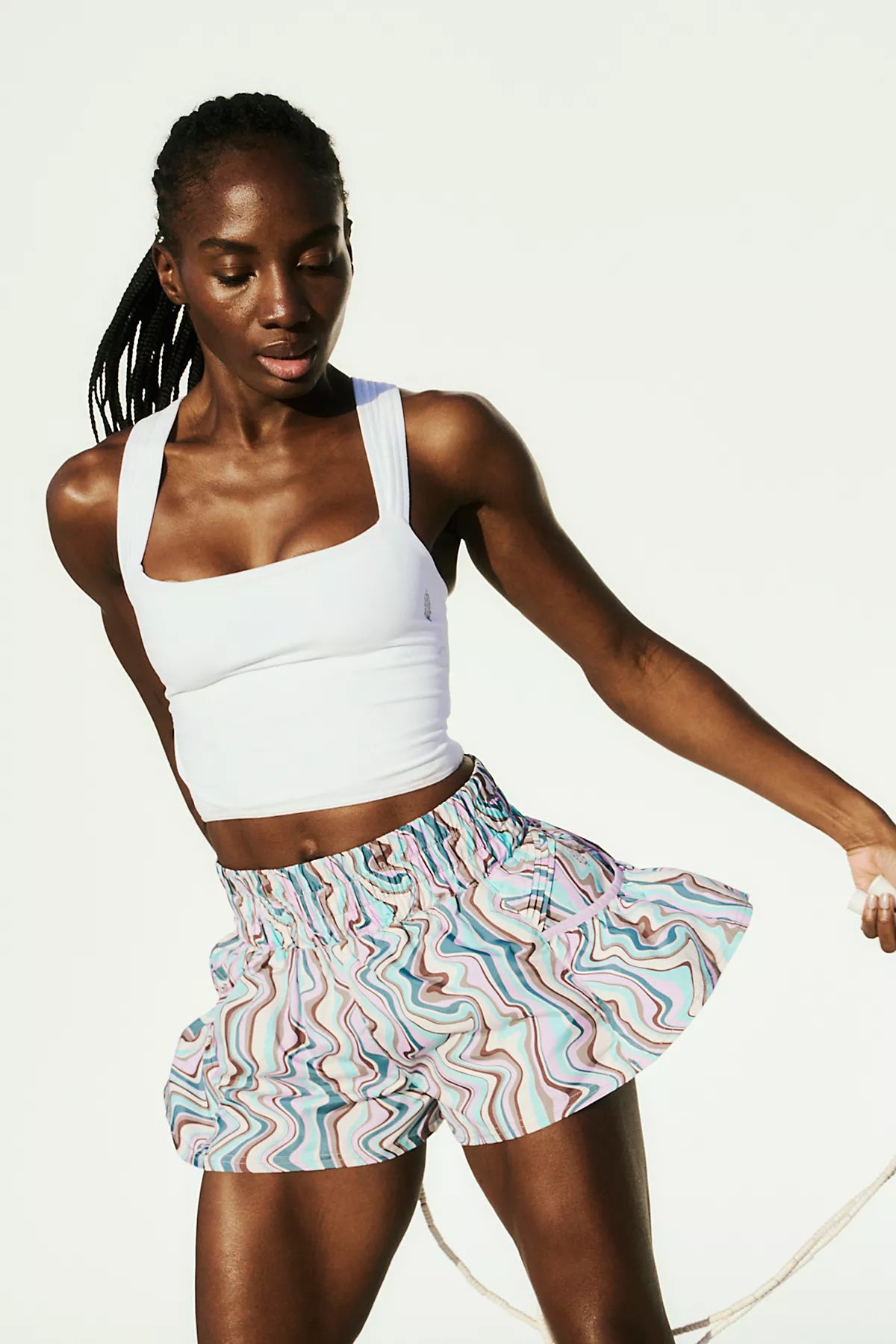 Get Your Flirt On Printed Shorts