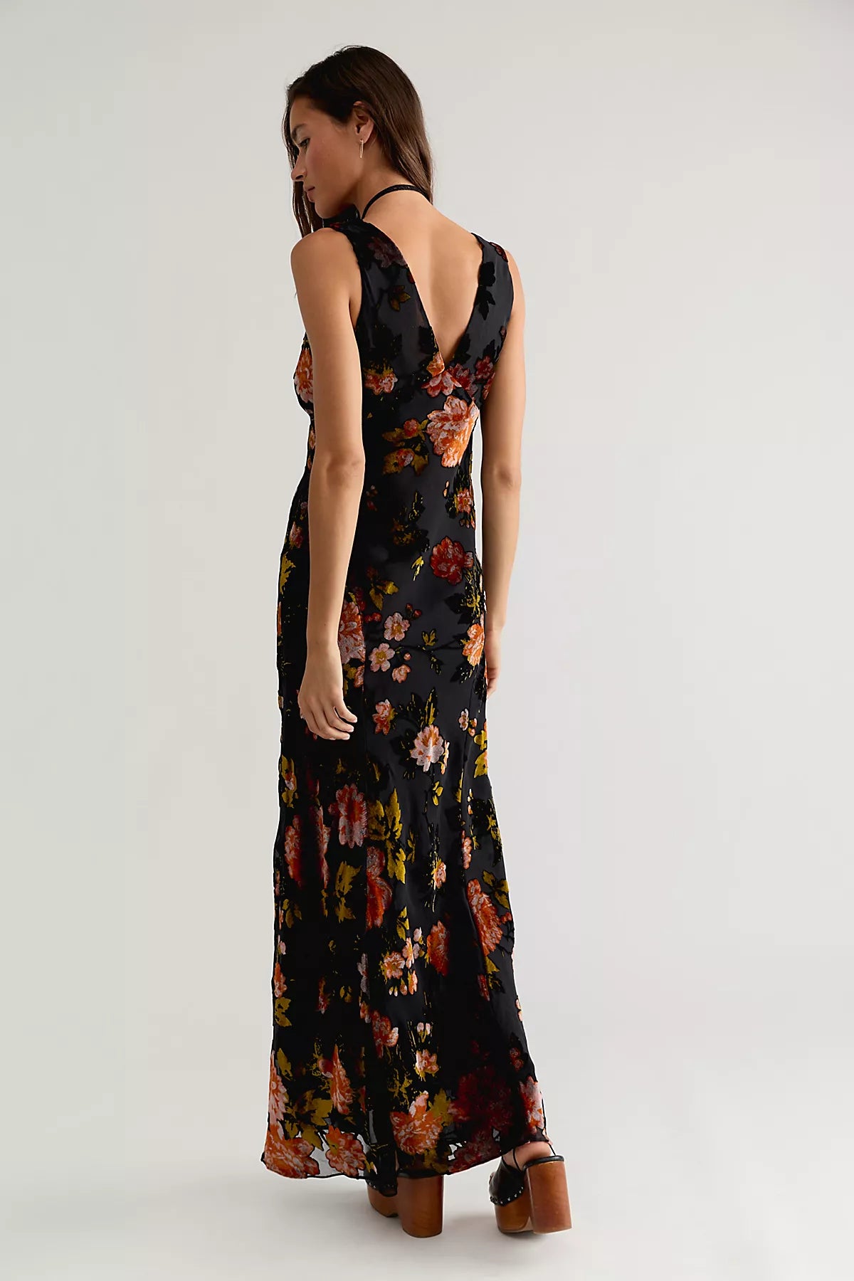 Anna Sui Folia Devore Maxi Dress