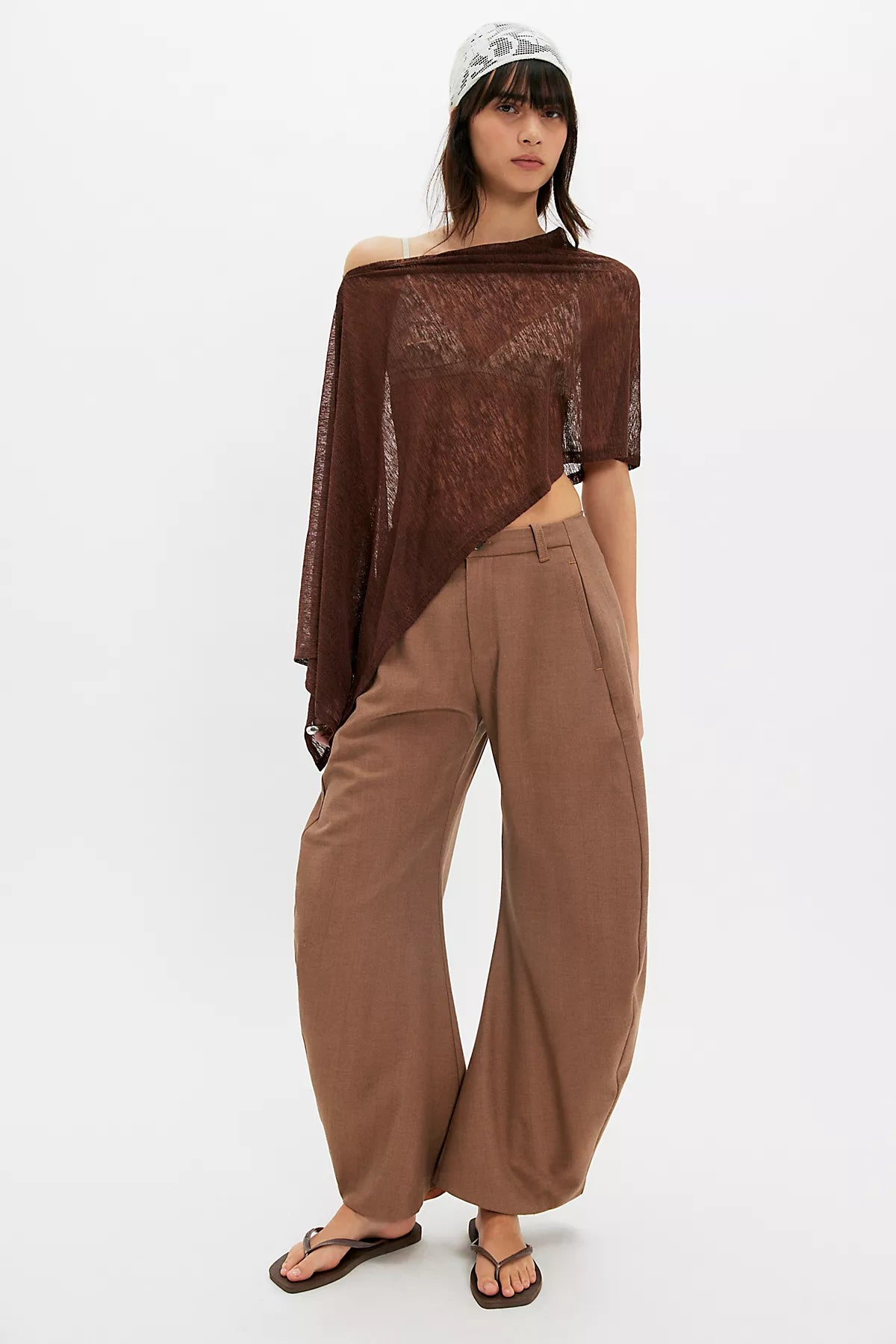 Maggie Everyday Asymmetrical Knit Poncho