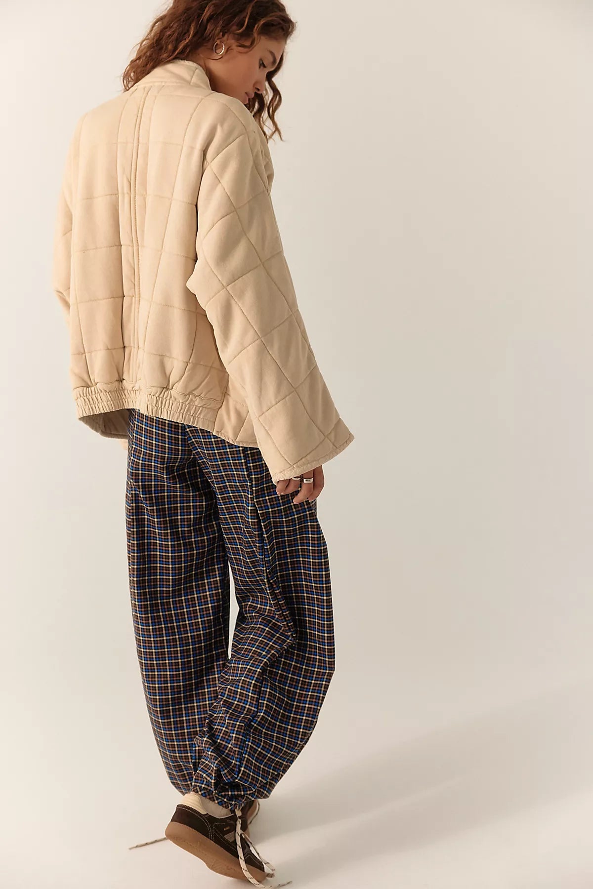 Dolman Quilted Knit Jacket