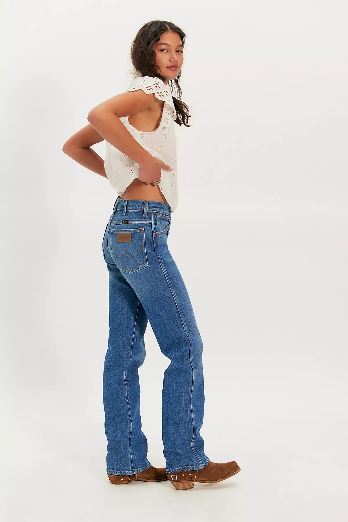 Wrangler Wrancher Mid-Rise Bootcut Jeans