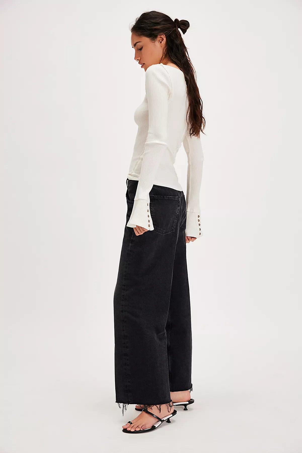 Citizens of Humanity Ayla Raw Hem Crop Jeans