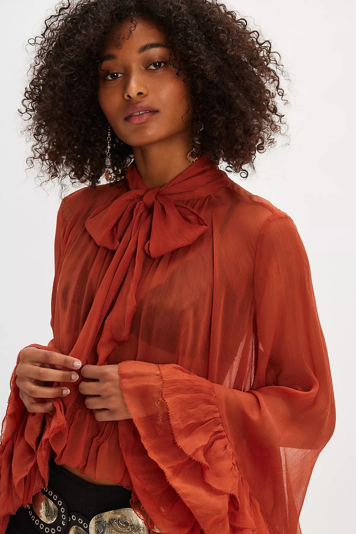 Full Sleeve Frill Top
