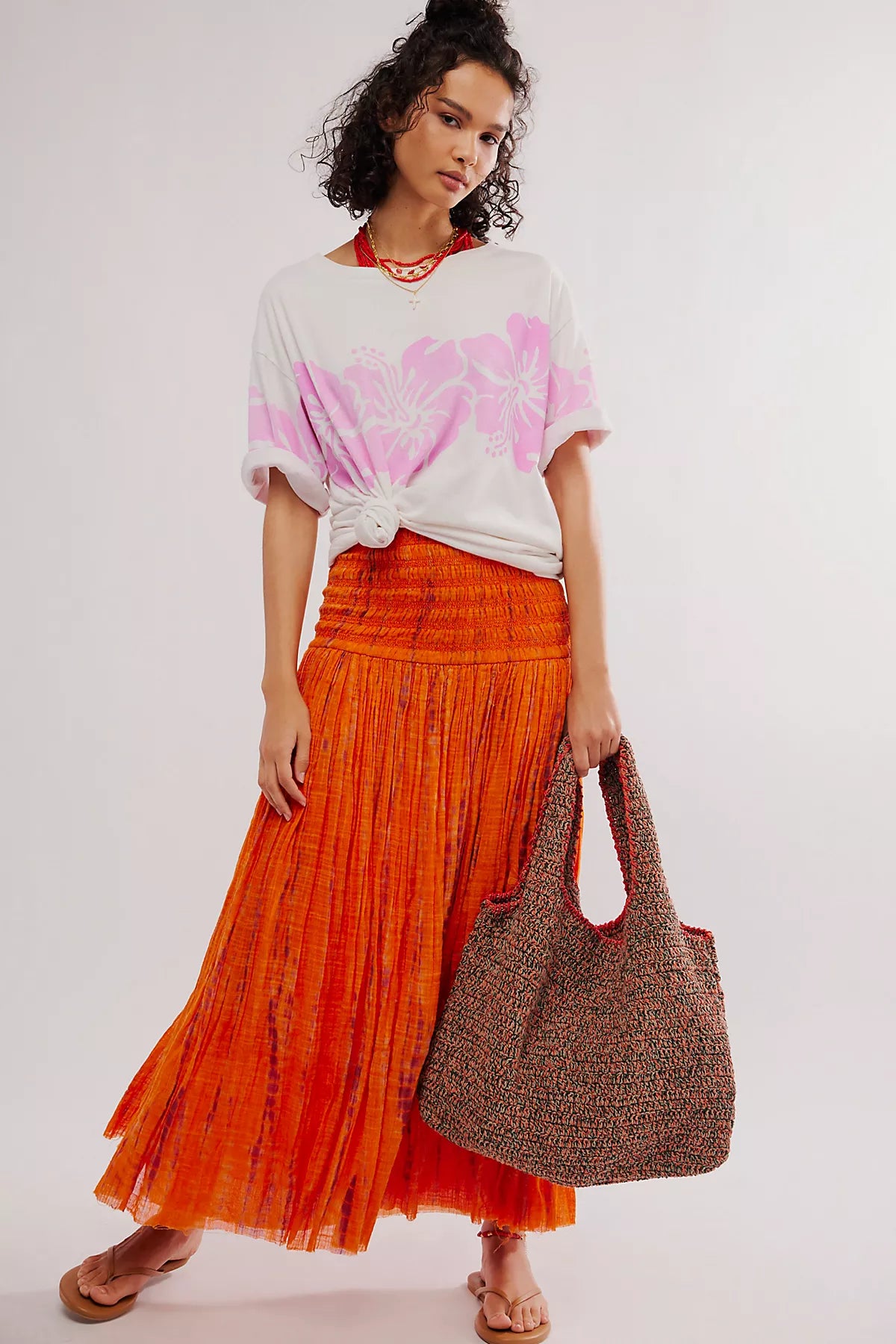 FP One Ravenna Printed Convertible Maxi Skirt
