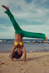 Avalon Cotton-Linen Sweater Pants