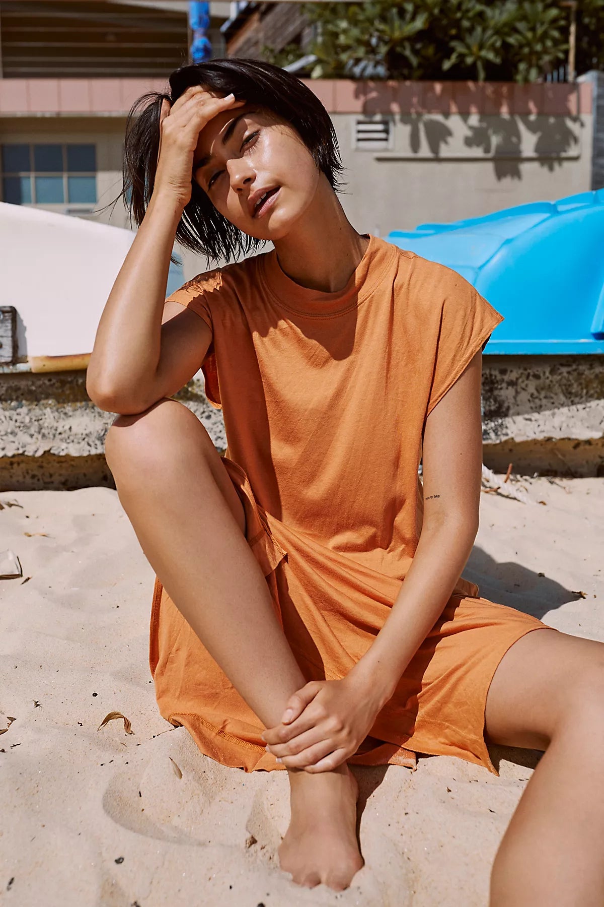 All Day Long Midi T-Shirt Dress