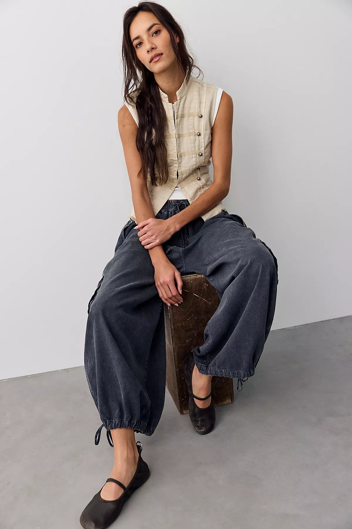 Bobbi Pull-On Cargo Trousers