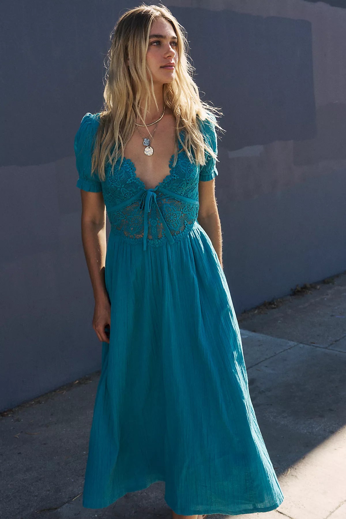 All You Need Is Lace Midi Dress