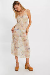 Anna Sui Oasis Bloom Midi Slip Dress