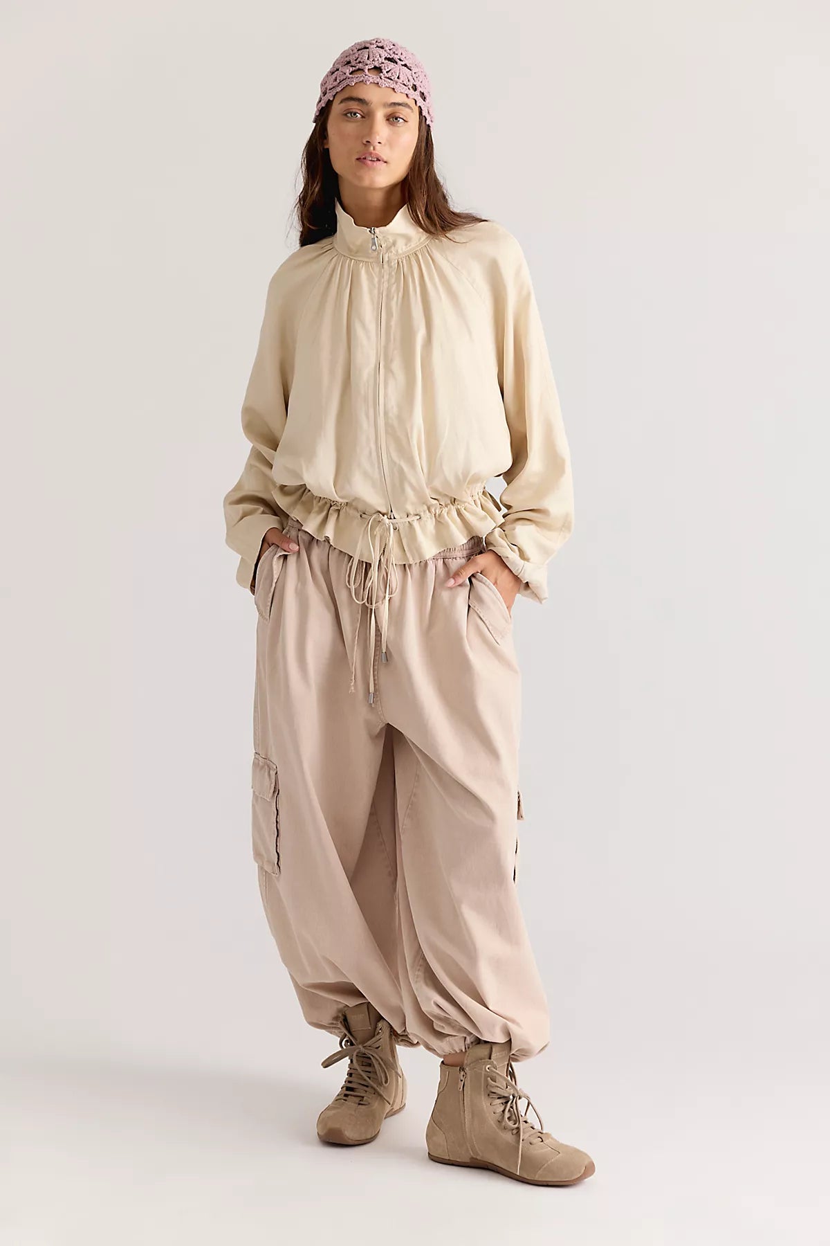 Bobbi Pull-On Cargo Trousers