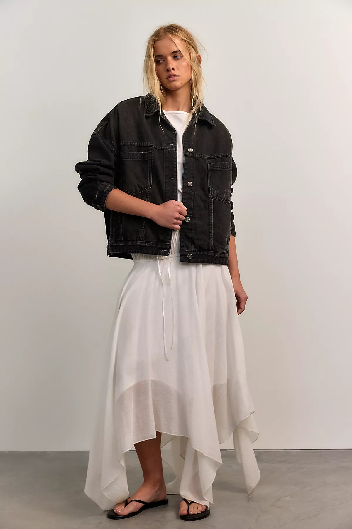 We The Free Opal Swing Denim Jacket