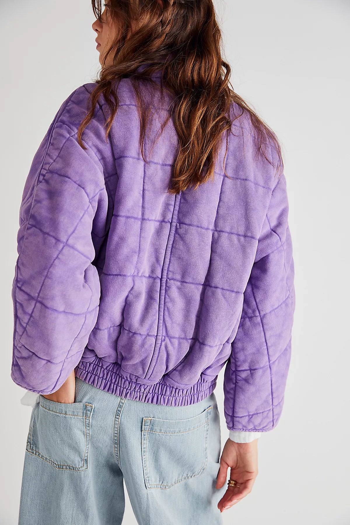 Dolman Quilted Knit Jacket
